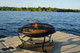 Deck Protect 16 inch by 16 inch Fire Pit Pad and Rack - DP2002 Fire Pit Accessories The Fire Pit Store Deck Protect 16 inch by 16 inch Fire Pit Pad and Rack - DP2002 Fire Pit Accessories The Fire Pit Store