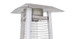 TFPS Patio Heaters 94" Tall Commercial Triangle Glass Tube Heater - Stainless Steel Patio Heater - TFPS-HLDS01-CGTSS Patio Heater The Fire Pit Store