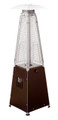 TFPS Patio Heaters 39" Tall Table Top Glass Tube Heater - Hammered Bronze Patio Heater - TFPS-HLDS032-GTTHG Patio Heater The Fire Pit Store