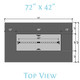 Ready to Finish Warming Trends DIY Fire Pit Kit 72 inch Rectangle - Natural Gas or LP - FR7242 Fire Pits The Fire Pit Store Ready to Finish Warming Trends DIY Fire Pit Kit 72 inch Rectangle - Natural Gas or LP - FR7242 Fire Pits The Fire Pit Store