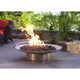 Fire Pit Art Bella Vita 70" Stainless Steel Natural Gas or LP Gas Fire Pit - BV70GAS Artistic Fire Pits The Fire Pit Store 6