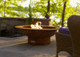 Fire Pit Art Saturn Custom 48" Natural Gas Fire Pit - SATGAS10 Gas Fire Pit The Fire Pit Store