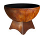Ohio Flame Chalice 30" Diameter Fire Pit Patina Finish - OF30ABFCHB Fire Pits The Fire Pit Store 2