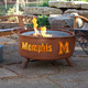 Patina Products - University of Memphis College Fire Pit - F470 3 Patina Products - University of Memphis College Fire Pit - F470 3