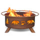 Patina Products - Bear & Tree Fire Pit F107 Patina Products - Bear & Tree Fire Pit F107