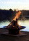 Fire Pit Art Asia 60" Low Flat Oriental Style - AS 60 Fire Pits The Fire Pit Store 5