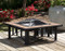 Fire Sense Well Traveled Tuscan Tile Mission Style Square Fire Pit - 60243 Fire Pits The Fire Pit Store