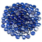 Royal Blue Fire Glass Beads - FB-ROYLST