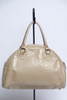 vintage Pierre Cardin purse handbag faux ostrich skin taupe 