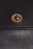 vintage Coach crossbody bag turnlock black leather crossbody handbag