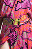 vintage 80s memphis style 2-piece dress wrap skirt pleated matching top set LARGE L