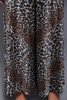 palazzo jumpsuit leopard crisscross open back lingerie lounge vintage 70s MEDIUM M