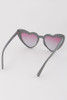  Heart shaped cat eye oversize sunglasses GRAY