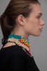 tribal necklace statement choker bib beaded collar