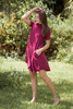 knit mini dress red wine mock turtle neck short sleeves (S-XL)