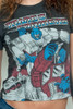 Used Junk Food Loves GAP KIDS T Shirt Tee 50/50 The Transformers BLACK S 6/7 (16" width)