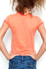 Used Junk Food T shirt Tee 50/50 Flint Stone Baby Got Back Orange Ringer S (17" width)