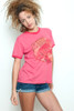 Junk Food T Shirt Tee 50/50 FLASH Distressed Red S (21" width)