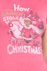 Junk Food T Shirt Tee 50/50 How the Grinch Stole Christmas Red S (16" width)