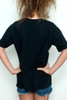 Used T Shirt Tee 100% Cotton You Make Me Really Sick / Rolling Stones Parody BLACK L (22" width)