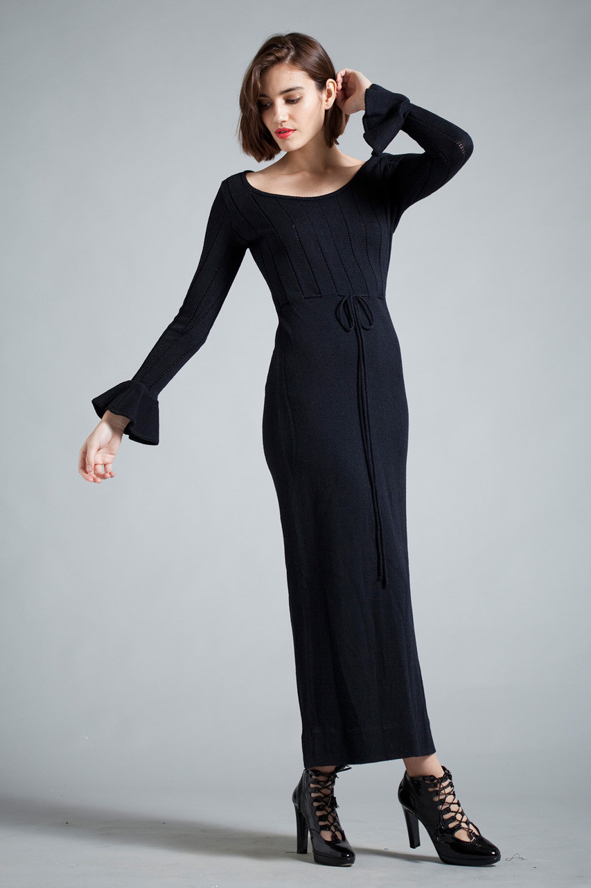 70s sweater dress