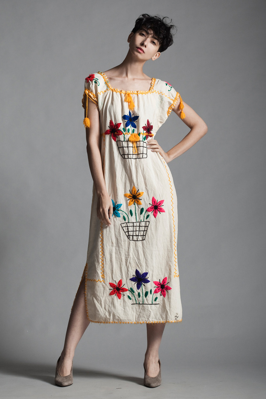 vintage oaxacan dress