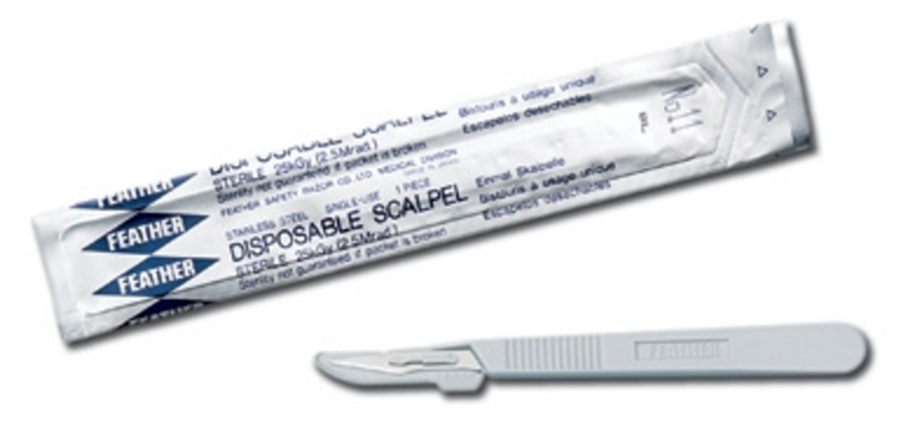 Graham Field 297511 Feather® Conventional Disposable Sterile Scalpels, Size 11 20/BX Estate