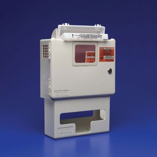 Kendall 8556H SharpSafety™ In-Room™ 5 Quart Wall Sharps Disposal