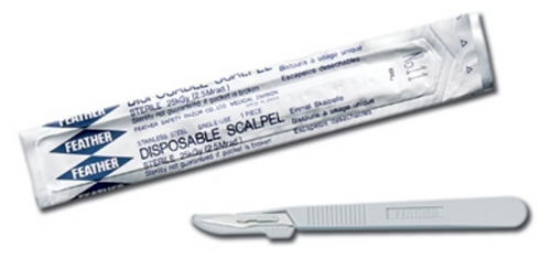 Graham Field 2975#20 Feather® Conventional Disposable Sterile Scalpels, Size 20 - 20/BX Graham Field 2975#20 Feather® Conventional Disposable Sterile Scalpels, Size 20 - 20/BX