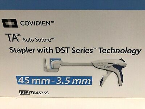 Covidien TA4535s Wound Stapler Squeeze Handle TA Titanium Staples 3.5 mm Staples 1/Ea Covidien TA4535s Wound Stapler Squeeze Handle TA Titanium Staples 3.5 mm Staples 1/Ea