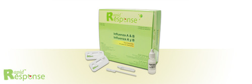 Rapid Response Influenza A & B Tests Kit - 15 per box Rapid Response Influenza A & B Tests Kit - 15 per box