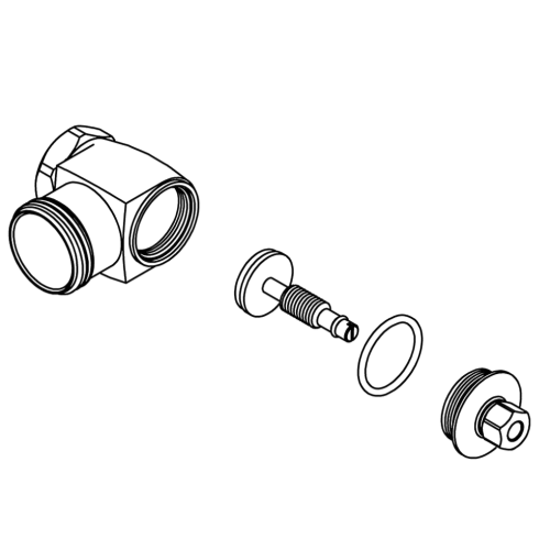 Kohler 1261119-CP Toilet Control Stop Valve Chrome