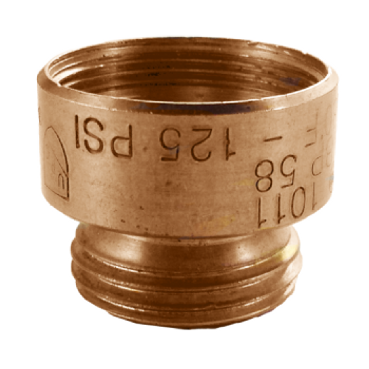 1/4 x 3/16 Brass Compression Coupling - Warren Pipe and Supply