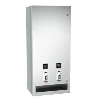 ASI 086425 Surface Mounted Sanitary Napkin/Tampon Dispenser 25 Cent