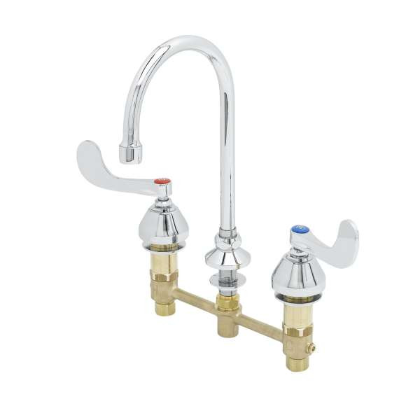 T&S Brass B286605LF12 8" Widespread Gooseneck Faucet