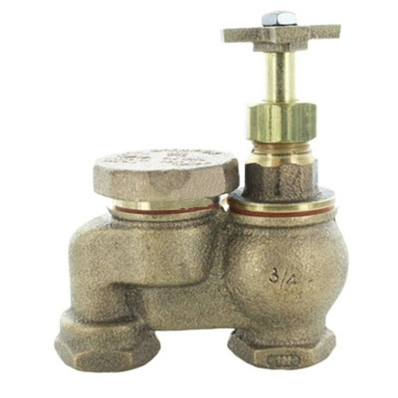 CHAMPION 100RS-100Y 1  BRASS MANUAL SPRINKLER VALVE STRAIGHT