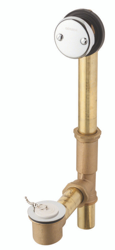 Gerber 41896 Gerber Classics Chain & Stopper 20 Gauge Drain in Shoe