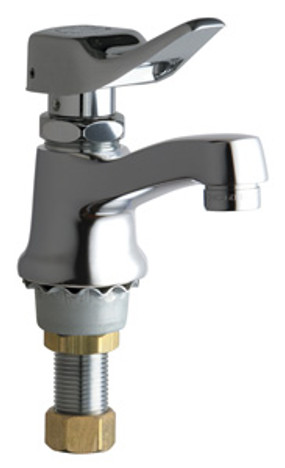 Chicago Faucets 333 336pshabcp Single Supply Metering Sink Faucet