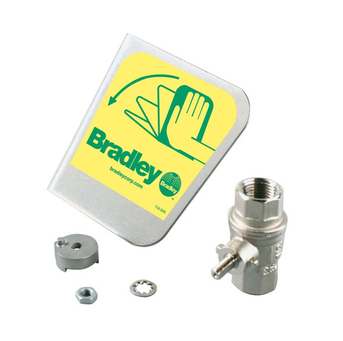 Bradley S30-070 1/2" Ball Valve / Handle Prepack