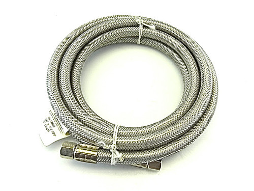 NB96-1/4 - 96 in. Stainless Steel Braided Flexible Supply Line