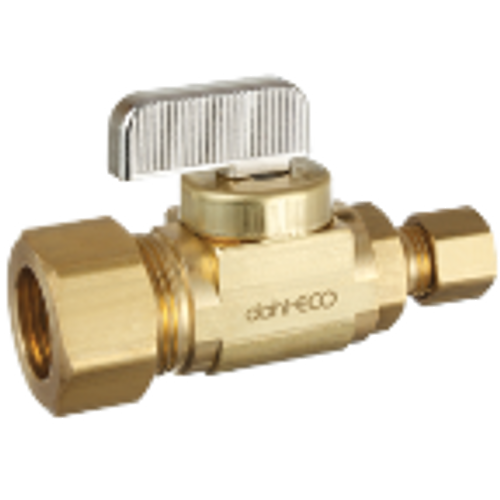 Dahl 521-33-30 Mini-Ball Valve 5/8 OD Comp X 1/4 OD Comp