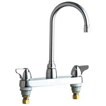 Chicago Faucets 1100-GN2AE3XKABCP Manual Sink Faucet 