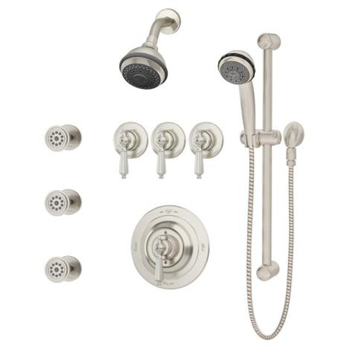 Symmons 1-7480-STN-X-CHKS Water Dance Shower/Hand Shower System Satin Nickel