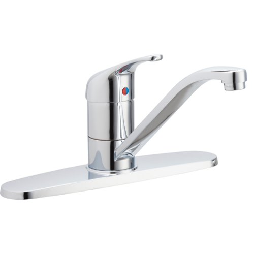 Chicago Faucets 431-MPABCP Single Lever Hot & Cold Water Mixing Sink Faucet