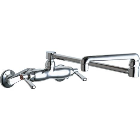Chicago Faucets 445-DJ18E35ABCP Manual Sink Faucet
