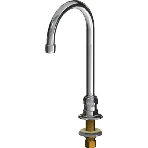 Chicago Faucets 626-E3ABCP Remote Rigid/Swing Gooseneck Spout