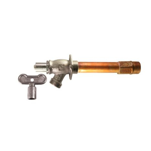 Arrowhead 465-10LKLF 10" Arrow-Breaker Anti-Siphon Hydrant Loose Key Dual 1/2" FPT X 3/4" MPT