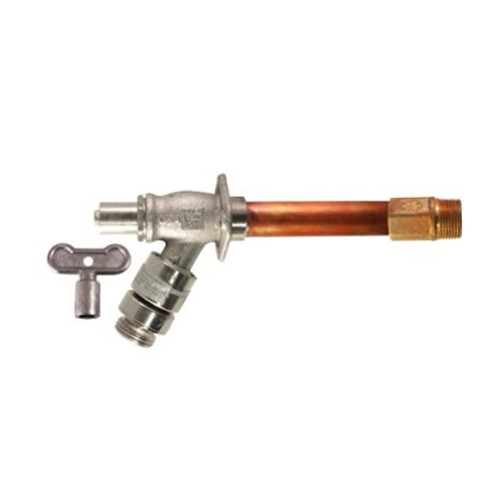 Arrowhead 485-06LKLF 6" Self-Draining Frost Proof Hydrant - Loose Key - Dual: 1/2" FIP 3/4"MIP