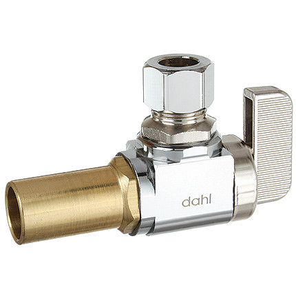 Dahl 611-MP3-31 Mini-Ball Valve 1/2 Dahl Press X 3/8 OD Comp