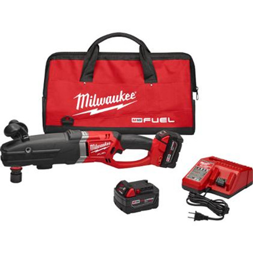 Milwaukee 2711-22 M18 FUEL SUPER HAWG Right Angle Drill w/ QUIK-LOK Kit